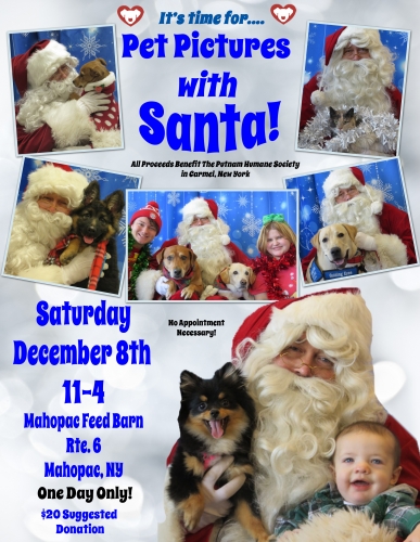 Pet Pictures With Santa: Mahopac
