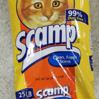 Scamp Cat Litter 25lb. Bag $4.27