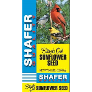 Shafer Sunflower Black Oil 50 Pound Bag $18.57