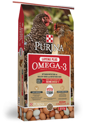 $1 off bags Layena Crumble/Pellet & Omega
