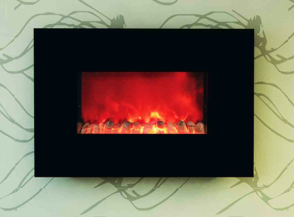 HomComfort 38-Inch Wall Mount Electric Fireplace