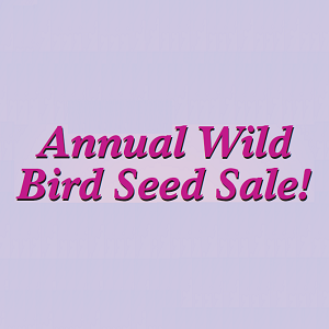 Fall Bird Seed Sale