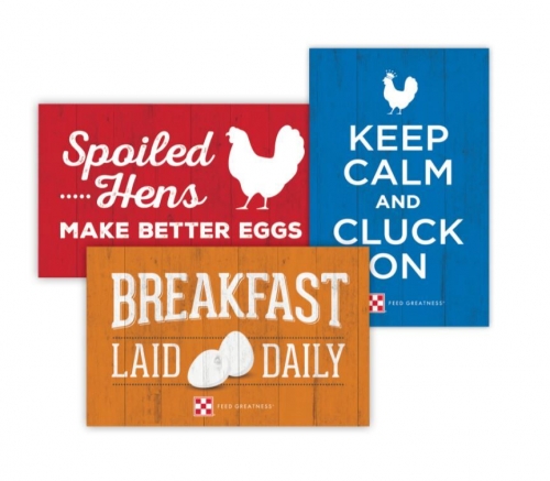 Flocktober- Free Chicken Coop Sign!