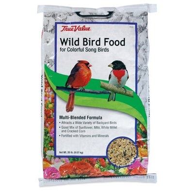 Sale $4.99 True Value Wild Bird Food, 20-Lb.