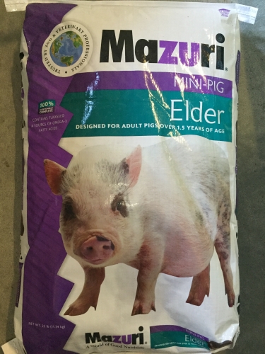 Mazuri Elder Pig Food Feeding Chart