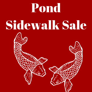 Pond Sidewalk Sale