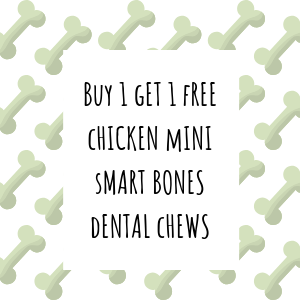 BOGO Free Chicken Mini Smart Bones Dental Chews