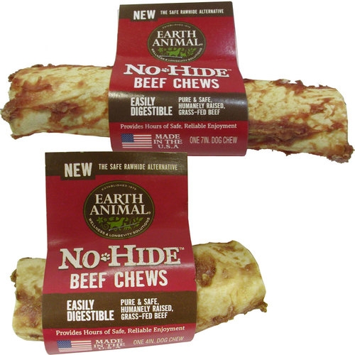 Earth Animal NoHide Beef Chews for Dogs All Things Woof Meow, Too Inc.