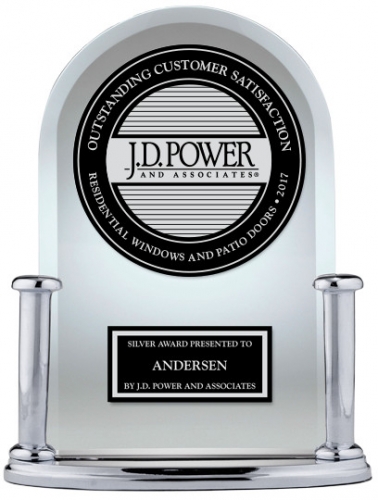 Andersen Receives Silver Award from J.D Power!